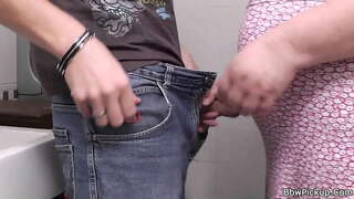 Fucked isang topline sa isang taba butas